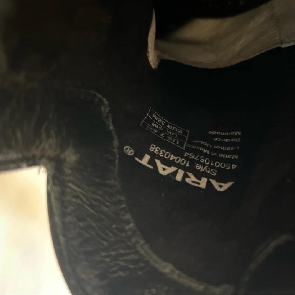 Ariat Black Embroidered Heeled Boots - Picture 10 of 12